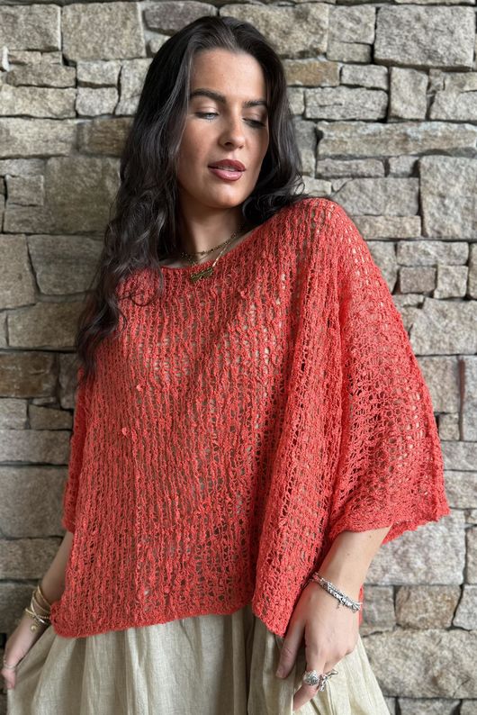 Cloud Loose Box Knit Watermelon /10=